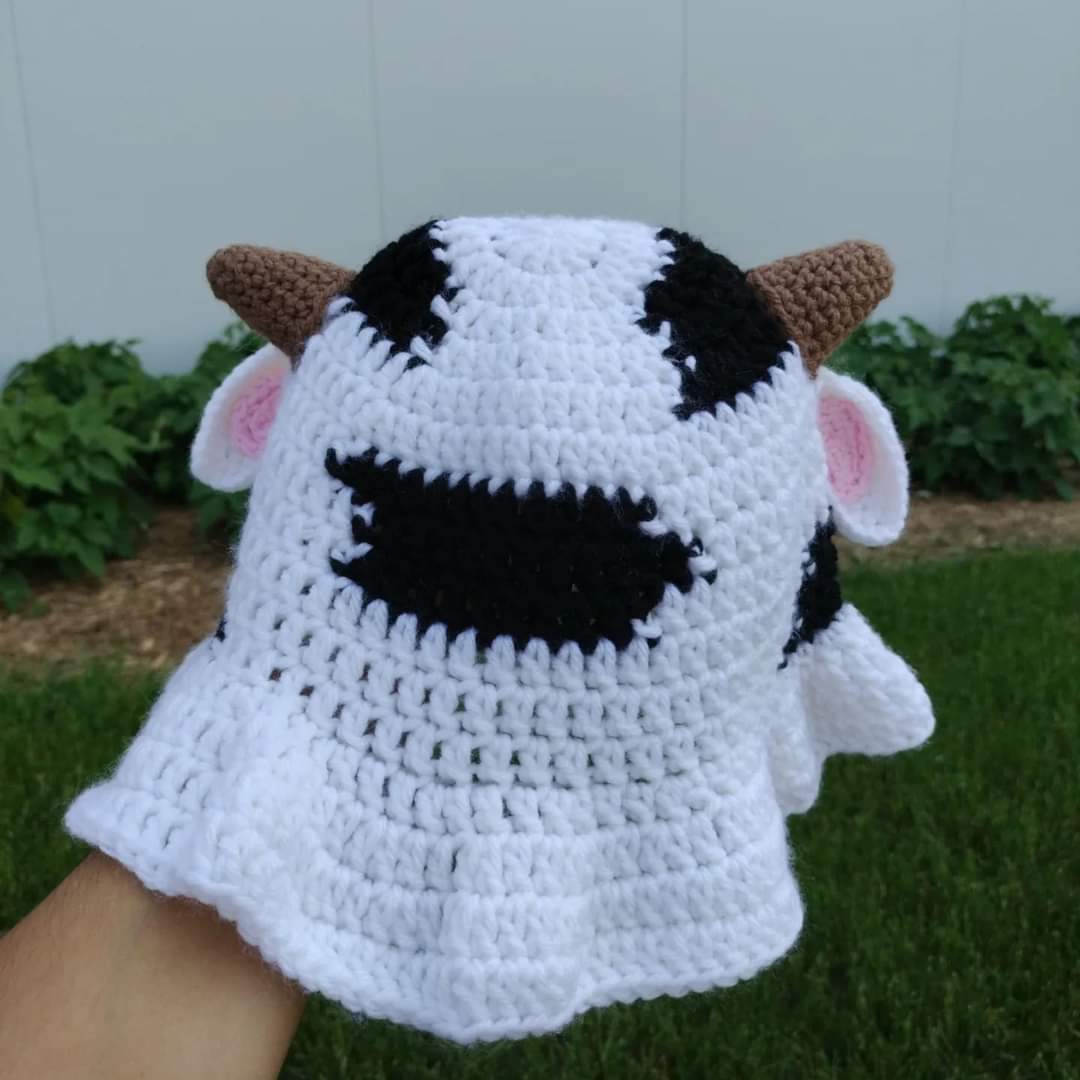 Cow bucket hat