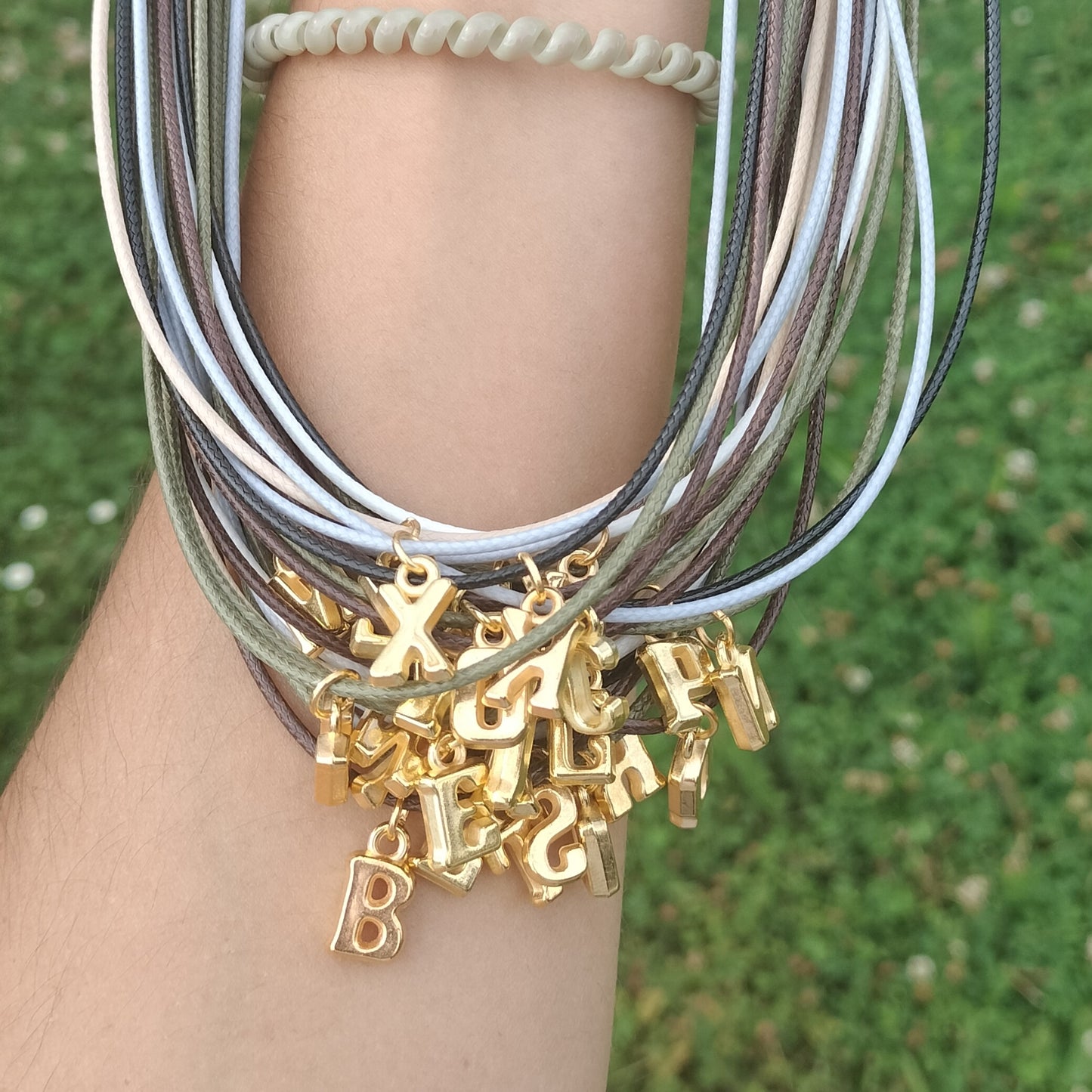 Gold Letters Necklaces