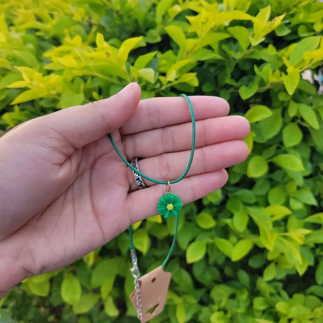 Calendula Flower Necklaces