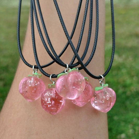 Peach Necklaces