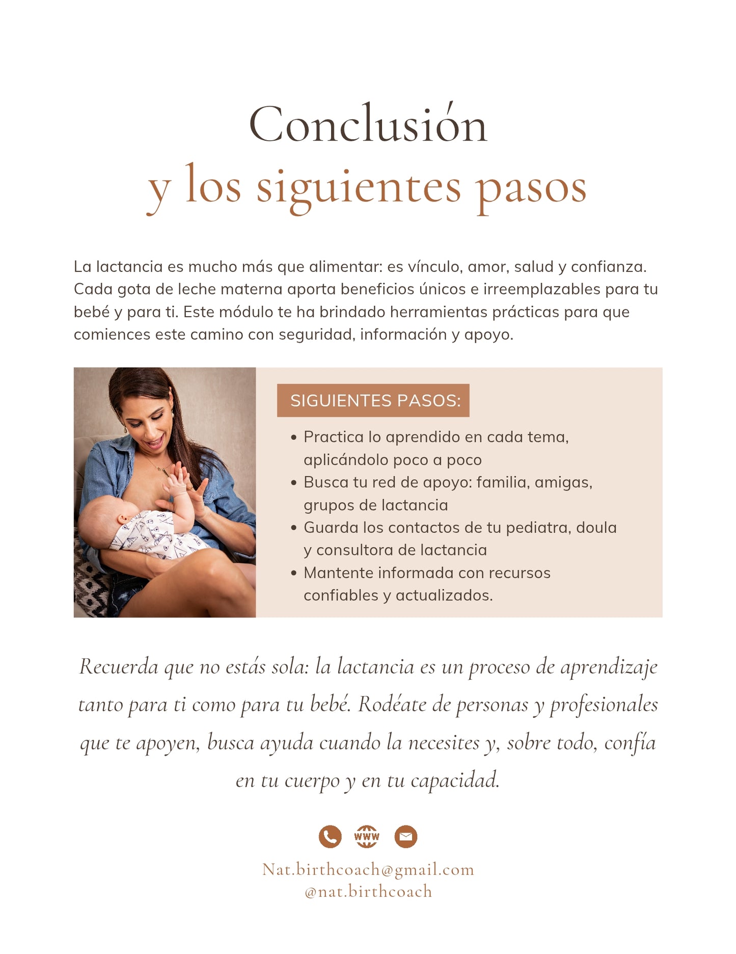 Módulo - Taller de Lactancia