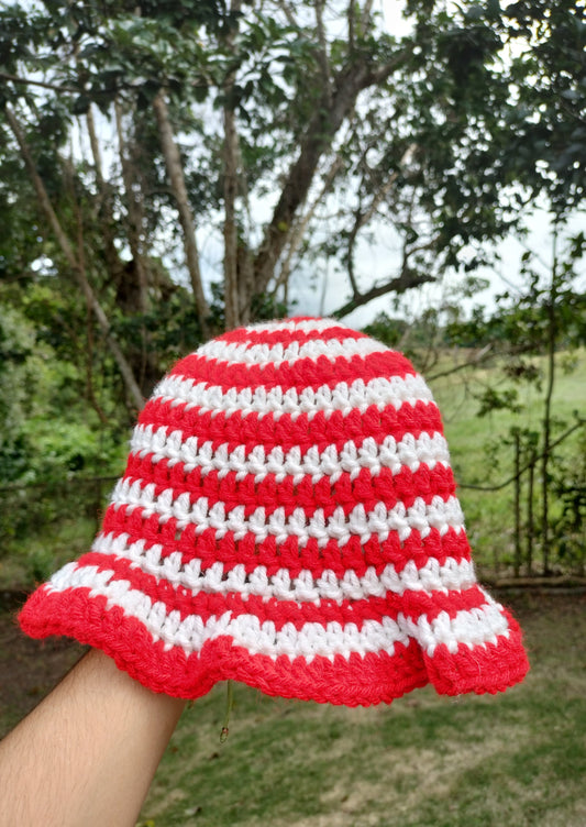 Candy Cane Bucket Hat
