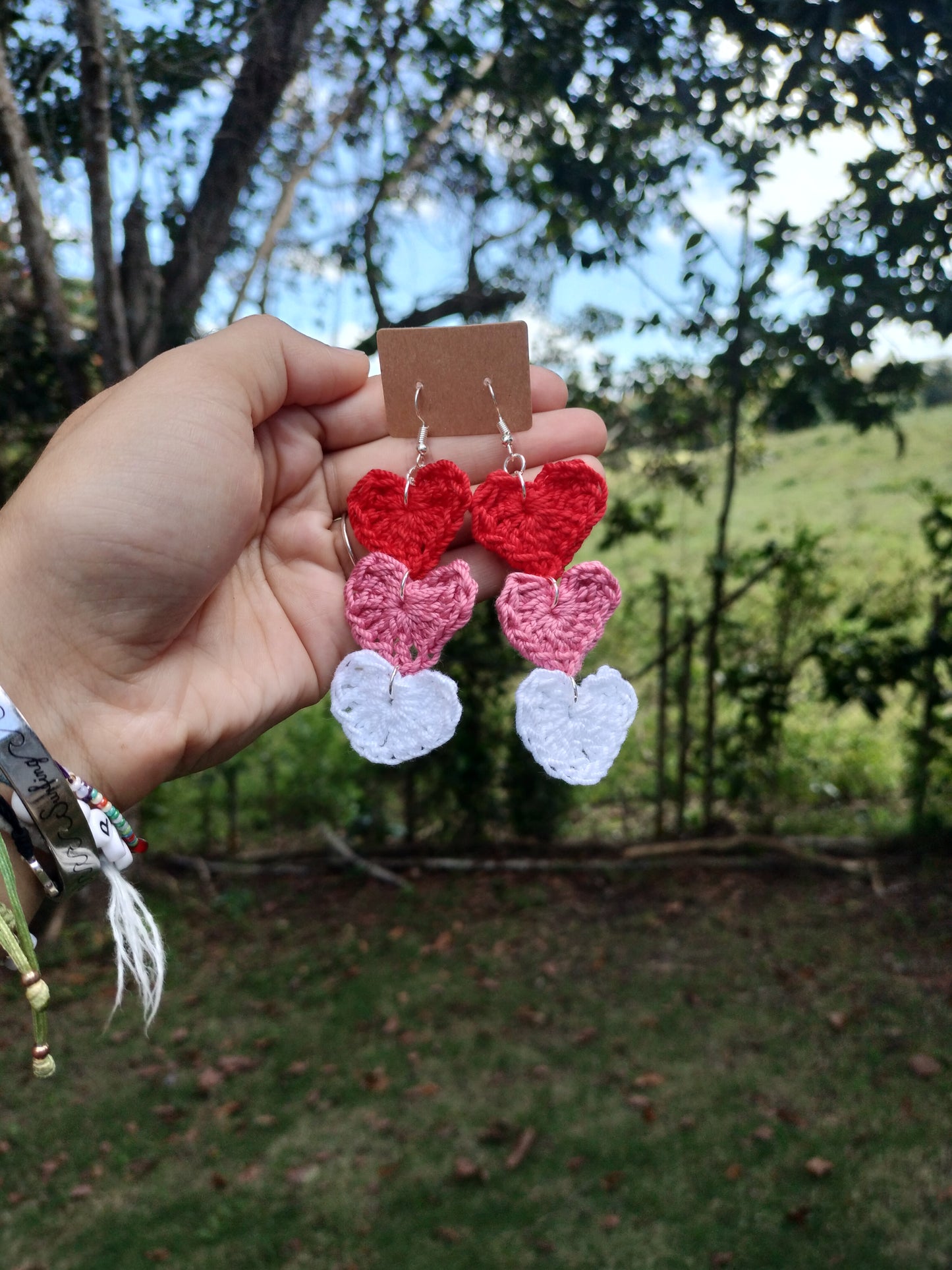 Long Hearts Earrings